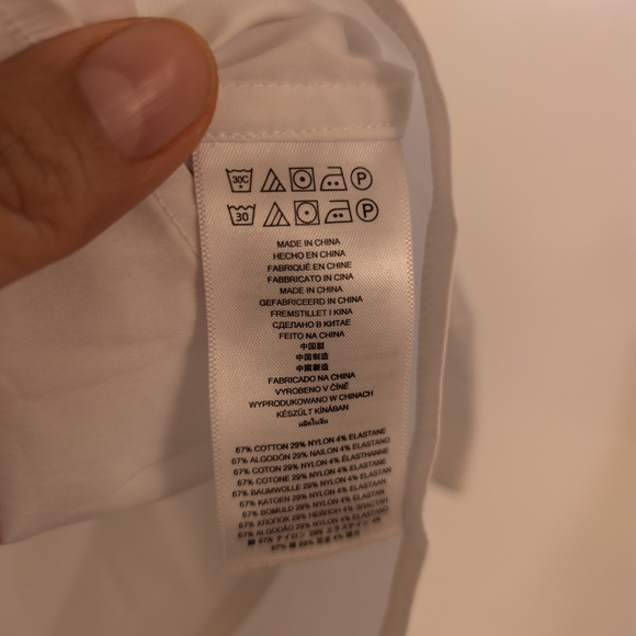 Michael Kors Classic White Shirts slim Fit - Picture 7 of 16